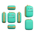 thumbnail image 3 of TFixol A8 Imprimante Thermique Compacte de 2 Pouces, Résolution de 200 Dpi, Vert Dinosaure, avec 6 Rouleaux Thermiques, 5 Rouleaux d'Autocollants, 3 Rouleaux de Couleur, Pile Intégrée, Connectivité BT, Matériau ABS., 3 of 6