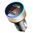 thumbnail image 1 of Car Charger Adapter Portable USB Charger for Cameras Smartphones Tablet Gold, 1 of 7