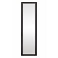 thumbnail image 1 of 13.5×49.5 Inch Over The Door Mirror Black, 1 of 5