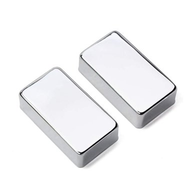Wweixi Pack of 2 Electric Guitar Pickup Covers  Dust Proof Case Box Protector Musical Instrument Replacement Spare Parts Accessories Gold