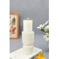 thumbnail image 4 of Mainstays White Ceramic Pillar Candle Holder, 4 of 5