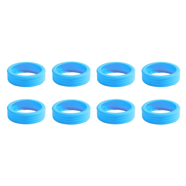 maskred 8 Pcs Roues de Bagage Aspect Neuf Résistantes à l'Usure et Durables Protecteurs de Roues de Bagage en Gel de Silice Bleu