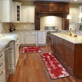 thumbnail image 5 of EQWLJWE Tapis de Noël pour l'Extérieur, Tapis de Porte Rouges de Noël pour l'Entrée Extérieure, Tapis de Porte avant de Noël pour l'Entrée Intérieure, Tapis à Thème de Noël, Tapis de Porte Antidérapants, Tapis de Porche de Salle de Bain Absorbants, 5 of 5