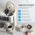 thumbnail image 4 of AIRMSEN Drip Coffee Maker with K Cup Combo, Programmable Coffee Machine with 1-4 Cup Setting, 4 of 10