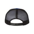 thumbnail image 2 of Richardson Seven-Panel Trucker Cap, One Size, RoyalBlack, 2 of 2