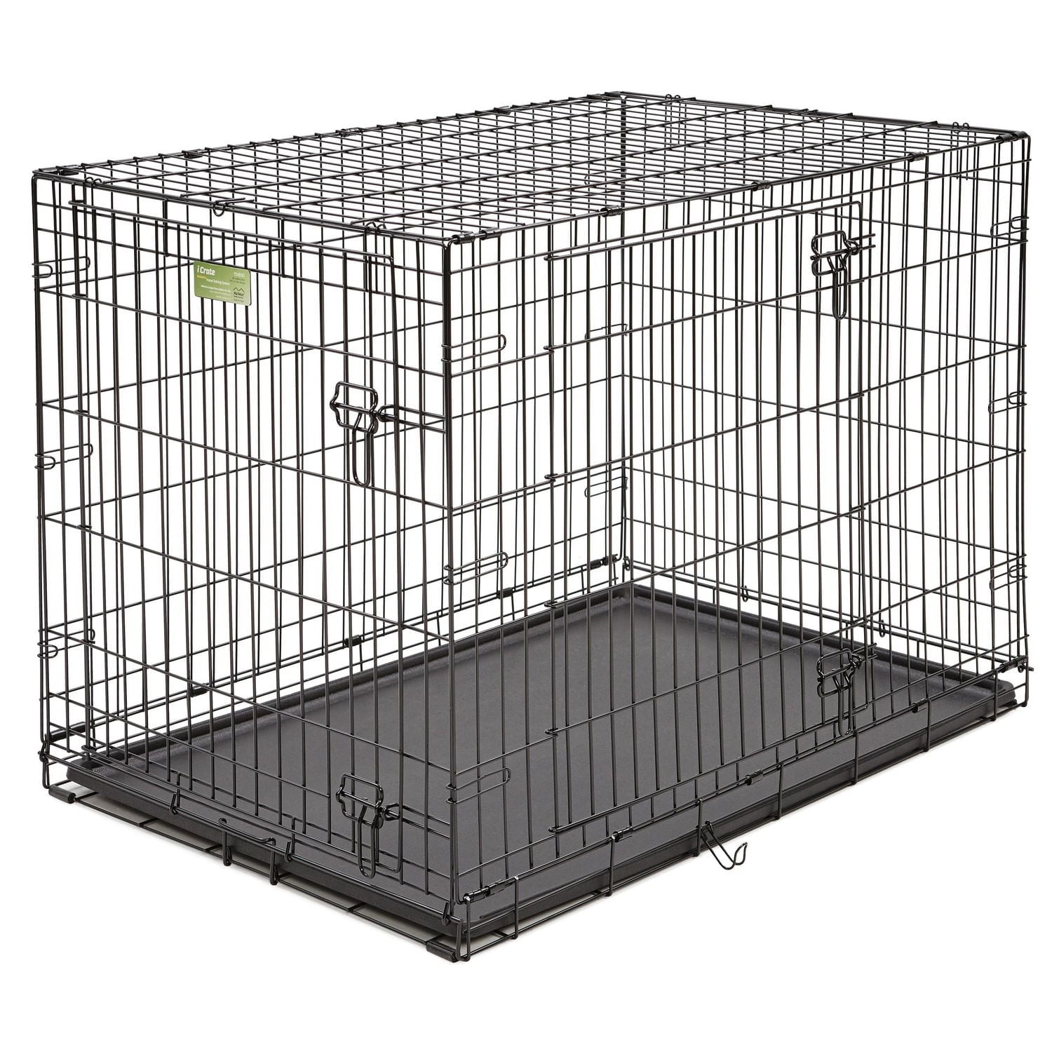Midwest iCrate Caisse Pliante pour Chien à Double Porte avec Panneau de Séparation