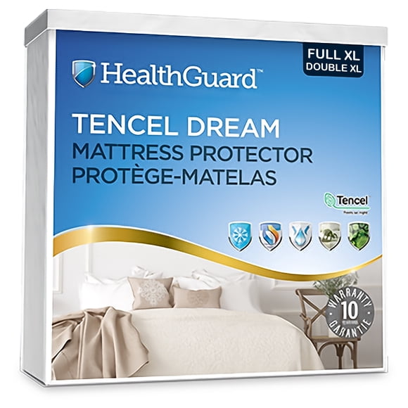 HealthGuard Tencel Dream Tencel Jacquard Waterproof Mattress Protector Full Extra Long