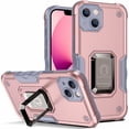 thumbnail image 1 of SuperShield Defender Fitted Hard Shell Ring Holder Stand Case for iPhone 14 - Rose Gold, 1 of 5