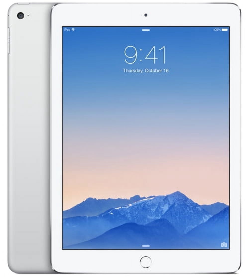 Restored Apple 9.7-Inch iPad Air 2 with Retina Display 16GB Wi-Fi MGLW2LLA - White/Silver (Refurbished)