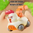 thumbnail image 3 of Feltree Animal Inertia Engineering Toy Car with Chicken Design, Movable Vehicle for Kids Pretend Play and Learning, 3 of 8