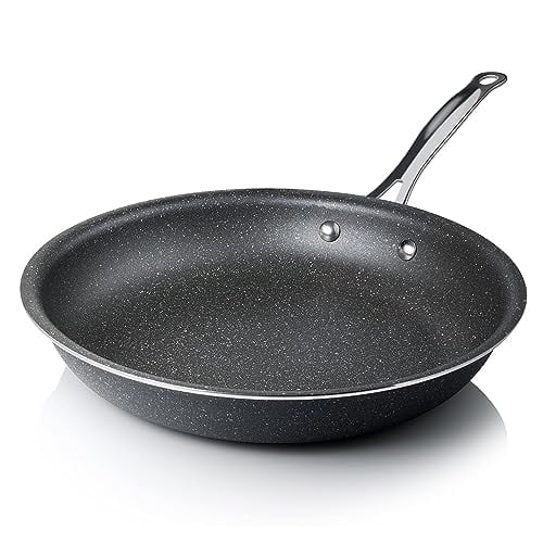 Granitestone Black Speckled 11 Inch Nonstick Fry Pan Skillet Oven and Stovetop Safe Dishwasher Safe Cookware