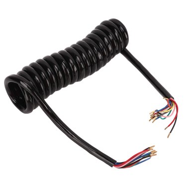 Câble Enroulé Électrique, Remorque Robuste Colorée 13 Core Câble Enroulé Performance Stable 20AWG pour RV