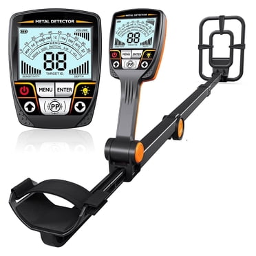 Foldable Metal Detector Waterproof Adjustable Folding Metal Detectors High Accuracy Lightweight Collapsible ,Easy to Install