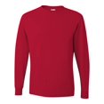 thumbnail image 1 of Jerzees Mens DRI-POWER Active Long Sleeve Crew T-Shirt, L, True Red, 1 of 2