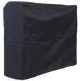 thumbnail image 1 of Sunnydaze Outdoor Weather-Resistant Heavy-Duty Polyester with PVC Backing Firewood Log Rack Cover - 4' - Black, 1 of 10