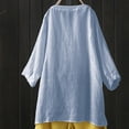 thumbnail image 4 of 2025 T-Shirts de Baseball à Boutons Patchwork Imprimés pour Femmes Blouse à Col en V Chemise Manches Raglan Chemise à Coude Ouvert Femmes T-Shirt à Col en V Femmes Western, 4 of 4