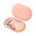 thumbnail image 2 of Women's 6-Layer Blade Manual Shaver with 55-Degree Pivoting Head - Curved Skin Fit, Reduced Pulling - Portable Mini Razor for Legs, Armpits - Purple ABS+TPR Body, Includes Cutter Holder, Head &, 2 of 6