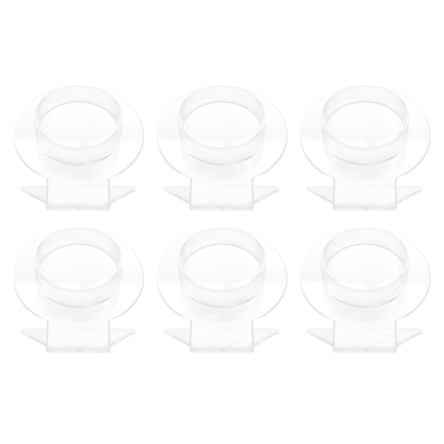 Miangastore Jewelry Organizer Jewelry Trees Acrylic 6Pcs 3.7X2.9X2.9In