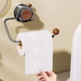 thumbnail image 2 of Support pour Papier Hygiénique Support de Rouleau de Papier Hygiénique Mural Rotation à 180 Degrés Pratique pour Salle de Bain, Cuisine et Toilettes Support de Rouleau de Papier Hygiénique, 2 of 9
