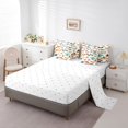 thumbnail image 3 of Erosebridal Colorful Moth Bedding Sets Queen Size, Cartoon Butterfly Comforter Sets with Sheets, Kids Tens, Reversible, 3 of 5