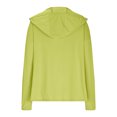 thumbnail image 4 of SHTXOZHI Veste Athlétique Légère pour Femmes Protection Solaire Fermeture Éclair Complète Manches Longues Chandails à Capuchon Randonnée Plein Air, 4 of 7