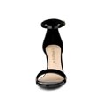 thumbnail image 2 of BLISSFUL STEP Women's Solid Color Open Toe Stiletto Heeled Ankle Strap Sandals, 2 of 7