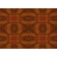 thumbnail image 1 of Ahgly Tapis Rectangulaire Lavable en Machine Intérieur Transitionnel Acajou Brun, 7 Pieds x 9 Pieds, 1 of 7