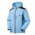 thumbnail image 1 of Dvkptbk Veste à Capuchon Manteaux pour Femmes Veste Manteau Chaud Imperméables Coupe-Vent Imperméable Veste à Capuchon Coupe-Vent Imperméable de Plein Air Imperméable à Capuchon Veste en Liquidation, 1 of 3