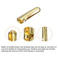 thumbnail image 3 of Unique Bargains 40Pack 4x18mm Metal Shoelace Tips Open Mouth Shoelace Repair Cords End Tips Gold, 3 of 6