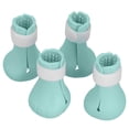 thumbnail image 2 of Chaussures de Chat Anti-Rayures, Chaussures de Chat en Silicone Confortables, Matériel de Rasage en Silicone Chaussures de Bain Clou de Chat pour les Chaussures de Chat Vert Menthe, Rose, 2 of 8