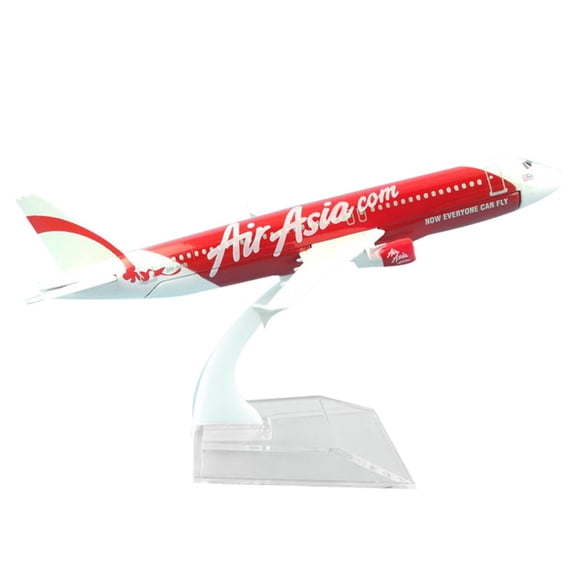 1/400 Air Asia A320 Avion en Alliage Avion Modèle Jouet pour Enfants Cadeau d'Anniversaire