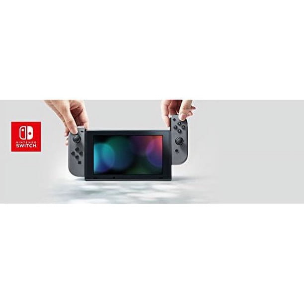 Restored Nintendo Switch With Gray Joy-Con Console Grey Black