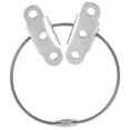 thumbnail image 2 of 24 Pcs Ancres de Meubles pour l'Étanchéité des Bébés, Sangles de Meubles Résistantes aux Séismes avec Tension de 400 Lb, Trousse Murale Anti-Basculement, Trousse de Supports Sécurisés en Acier Inoxydable pour Meubles, Protection des Enfants et des Animaux, 2 of 9