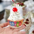 thumbnail image 4 of Japceit Christmas 100 Oil Proof Paper Cups Muffin Cup Oil Baking Utensils Baking Paper Cake Paper Holder, 4 of 12