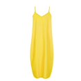thumbnail image 3 of Robe Maxi d'Été pour Femmes Décontractée Bohème Longue Robe Sans Manches à Bretelles Smockée à Volants Longue Plage Soleil Robes, 3 of 4