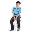 thumbnail image 1 of Jackson Boys' Short Sleeve Printed Distressed Stripe Rugby, 1 of 6