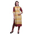 thumbnail image 1 of Bimba Kurta Droite pour Femmes, Haut Indien Imprimé, EthnicKurti, 1 of 6