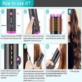 thumbnail image 3 of POINTERTECK Automatic Curling Iron   Cordless Hair Curlers with Adjustable Temps & Timers  Ceramic Barrel Auto Wave Wand  Portable Rotating Curling Wand Hair Styling Tool for Travel, 3 of 6