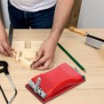 thumbnail image 4 of RUNROTOO Hand Sander for Walls Sandpaper Holder Plastic Red for DIY Enthusiast 1Set, 4 of 8