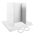 thumbnail image 5 of 1 Set Trifold Poster Board Paperboard Folding Presentation Board Display Boards With Double Side Tapes, 5 of 5