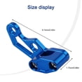 thumbnail image 3 of Motorcycle Bikes Modified Oil Pipeline Brake Line Clamp Protector Aluminum Alloy Blue, 3 of 10