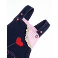 thumbnail image 3 of KIDSCOOL SPACE Baby Cotton 3D Cartoon Soft Knitted Jeans Overalls 4T, 3 of 6