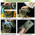 thumbnail image 5 of Vessie d'Hydratation, Sac de Rangement Léger pour Réservoir d'Eau de 2 L, Sac à Dos d'Hydratation avec Réservoirs pour la Randonnée, le Vélo, l'Escalade, le Cyclisme, la Course (Vert), 5 of 5