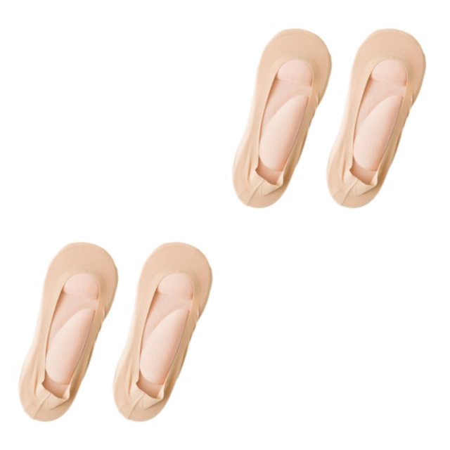 kurtrusly Stylish And Supportive 3D Ankles Socks Fit For Every Foot Skin Color Arch pink 39-42 2Set