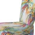 thumbnail image 4 of Designart "Pop Art Palm Trees III" Multi-Color Floral Upholstered Accent Chair - Traditional Arm Chair For Living Room, 4 of 7