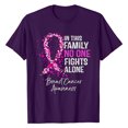 thumbnail image 2 of TIMIFIS Breast Cancer Awareness Shirts for Women Work Tops Short Sleeve Out Blouse Breast Awareness Letter Print Shirt T-Shirt Tops In OctoberFall/Winter, 2 of 5