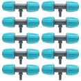 thumbnail image 4 of Octpeak 16mm To 4/7 Reducing Tee,10PCS 16mm To 4/7 Barbed Tee Irrigation Tube Reducing Tee Connector Fitting For Garden Courtyard,16mm To 4/7 Connector, 4 of 8