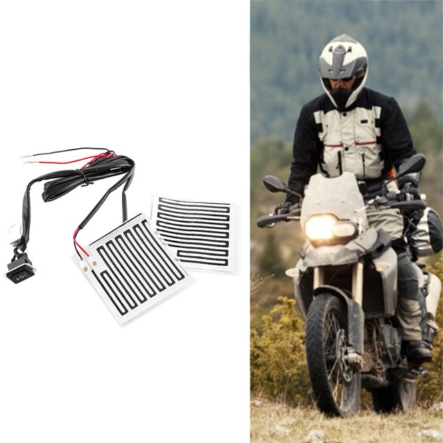 ANGGREK Poignée Chauffante, Coussin Chauffant, Coussin Chauffant, pour Moto Électromobiles
