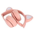 thumbnail image 1 of Cat Ear Headphones,  Headset Support Memory Card, Foldable Cute Cat Ear  Headphone With LED Light, Stereo Surround Sound, For Girls, Woman, 1 of 8