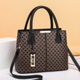 thumbnail image 1 of Trendy Crocodile Print Tote Bag, Large Capacity Multi-pocket Shoulder Bag, Perfect, 1 of 5